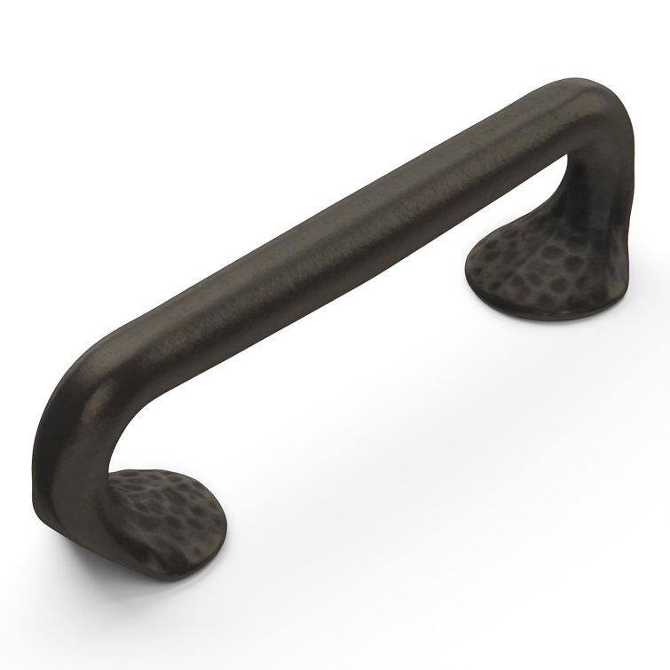 Black Iron Matte Modern Cabinet Drawer Pulls 10-Pack
