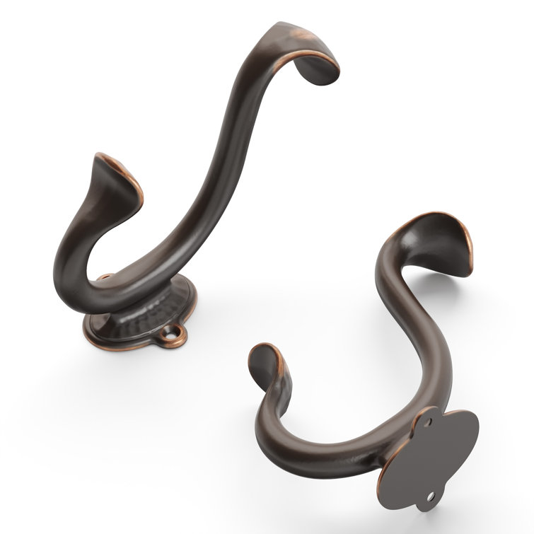 Distressed Bronze Traditional Wall Mount Hook Set