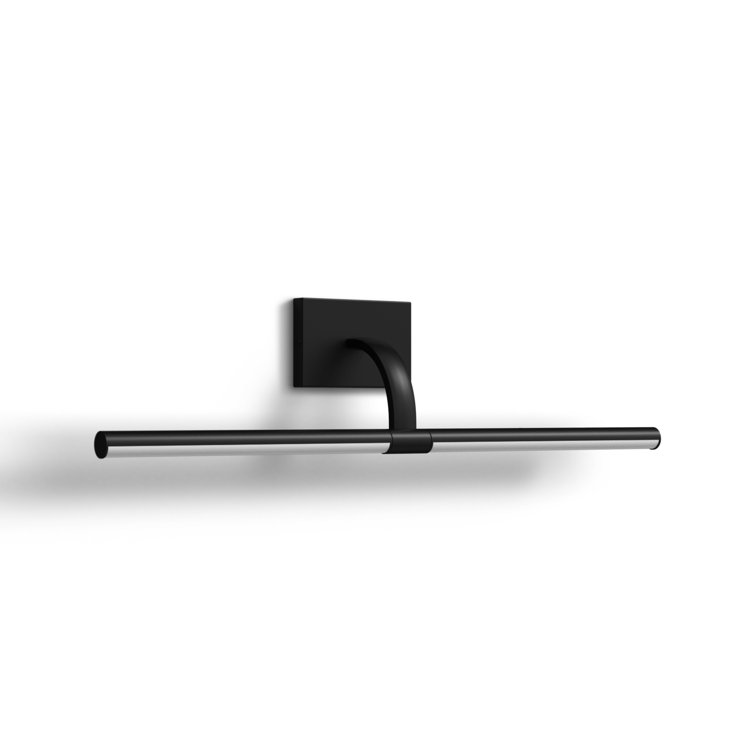 Mona 18" Black Dimmable LED Wall Sconce with Sleek Design