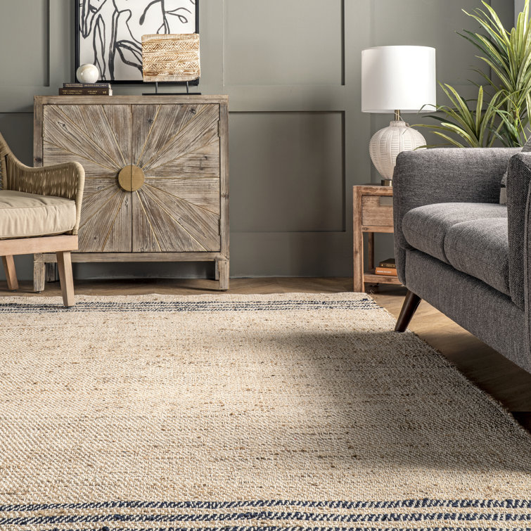 Lauren Liess Natural Jute Striped 4' x 6' Area Rug