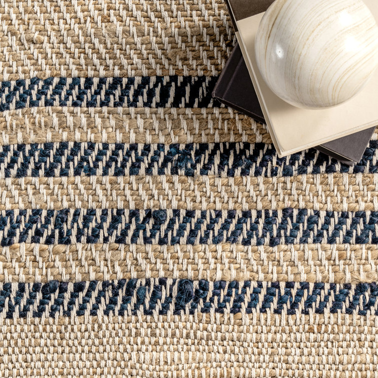 Lauren Liess Natural Jute Striped 4' x 6' Area Rug