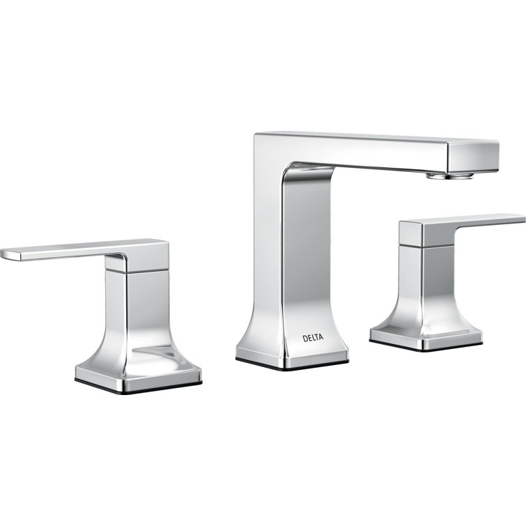 Velum Chrome Widespread Bathroom Faucet with Dual Handles
