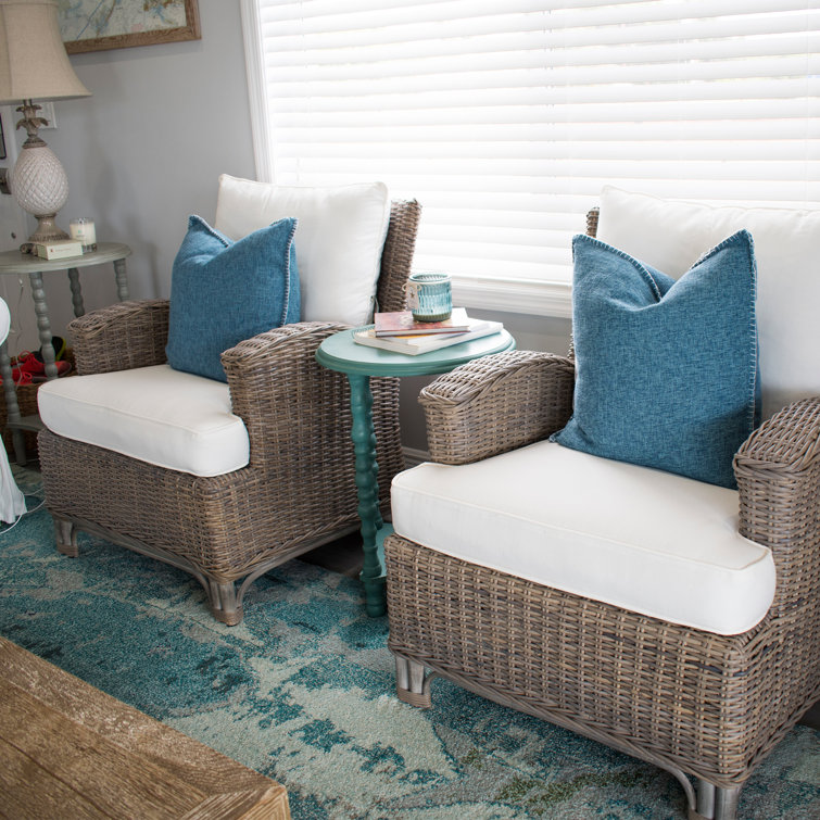 Kubu Grey Rattan Dining Chair with Cushions