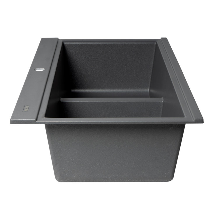 Titanium 33'' Granite Composite Single Bowl Farmhouse Sink