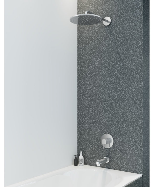 Chrome Wall Mounted Tub Spout with Diverter