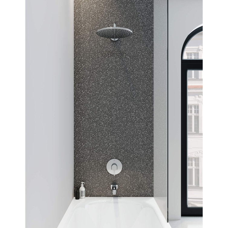Chrome Wall Mounted Tub Spout with Diverter