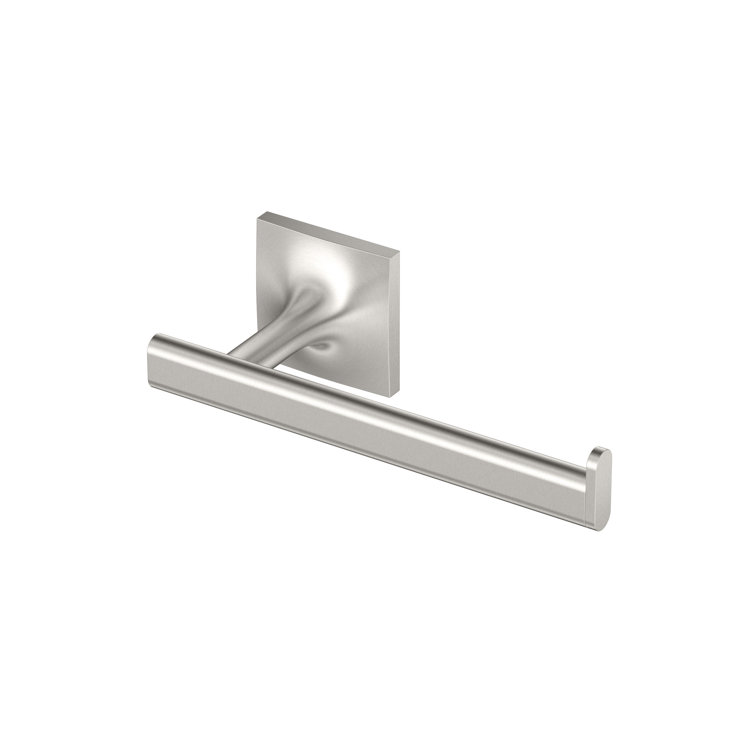 Satin Nickel Modern Wall Mount Toilet Paper Holder