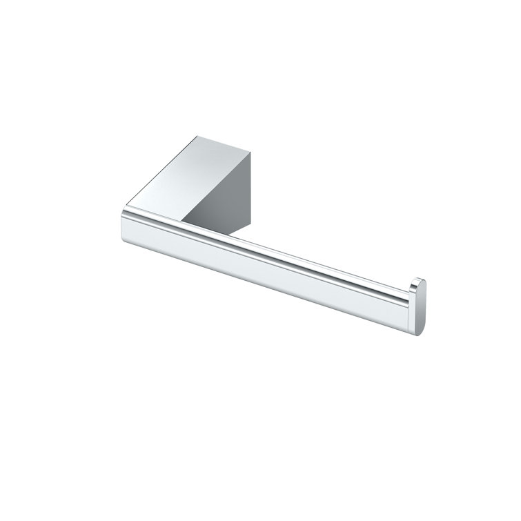 Chrome Wall Mounted Euro Style Toilet Paper Holder
