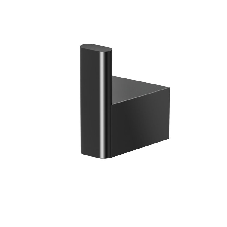 Matte Black Modern Wall Mount Robe Hook