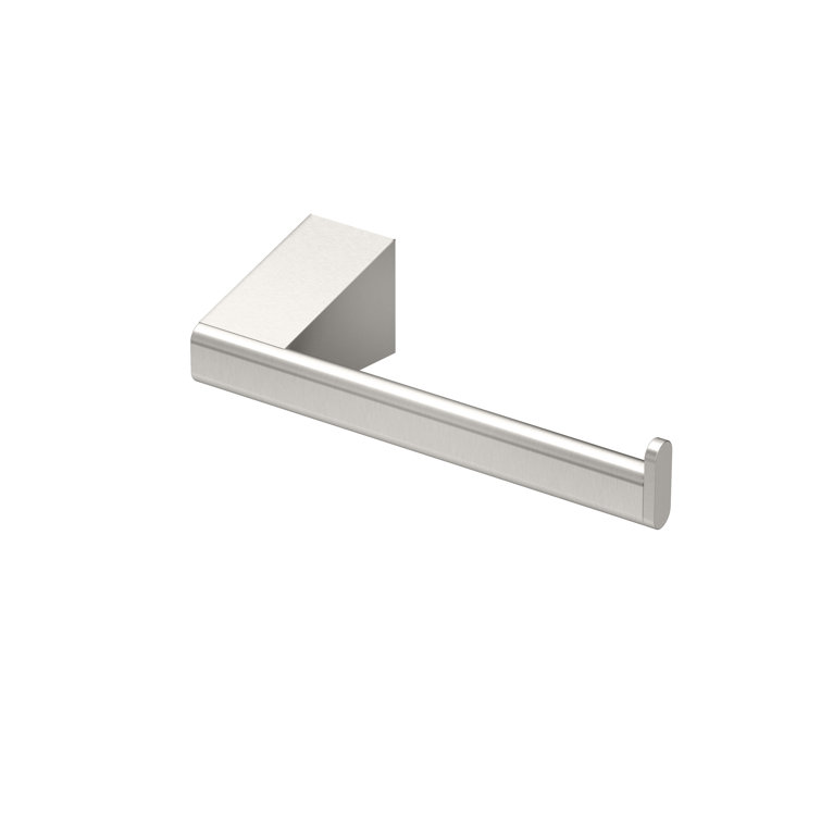 Satin Nickel Euro Style Wall Mounted Toilet Paper Holder