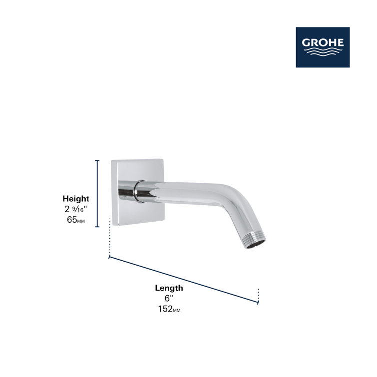 Eurocube Starlight Chrome Pressure Balance Shower Set