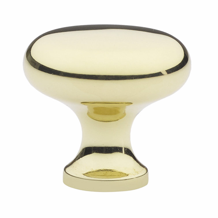 Flat Black Brass Transitional Round Cabinet Knob
