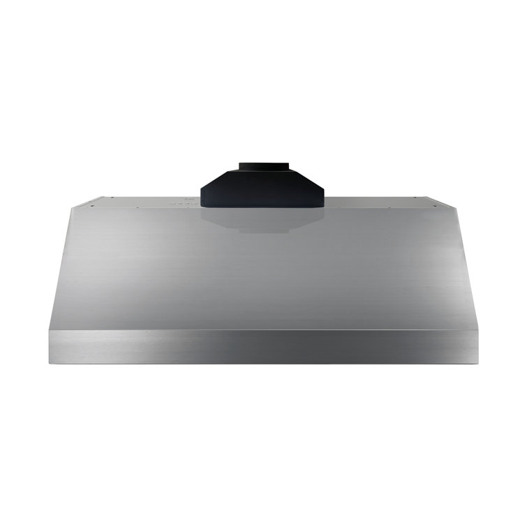 48" Stainless Steel Wall Mounted Range Hood with Charcoal Filter