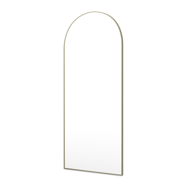 Elegant Kira 67"x30" Full-Length Bronze Wood Leaner Mirror
