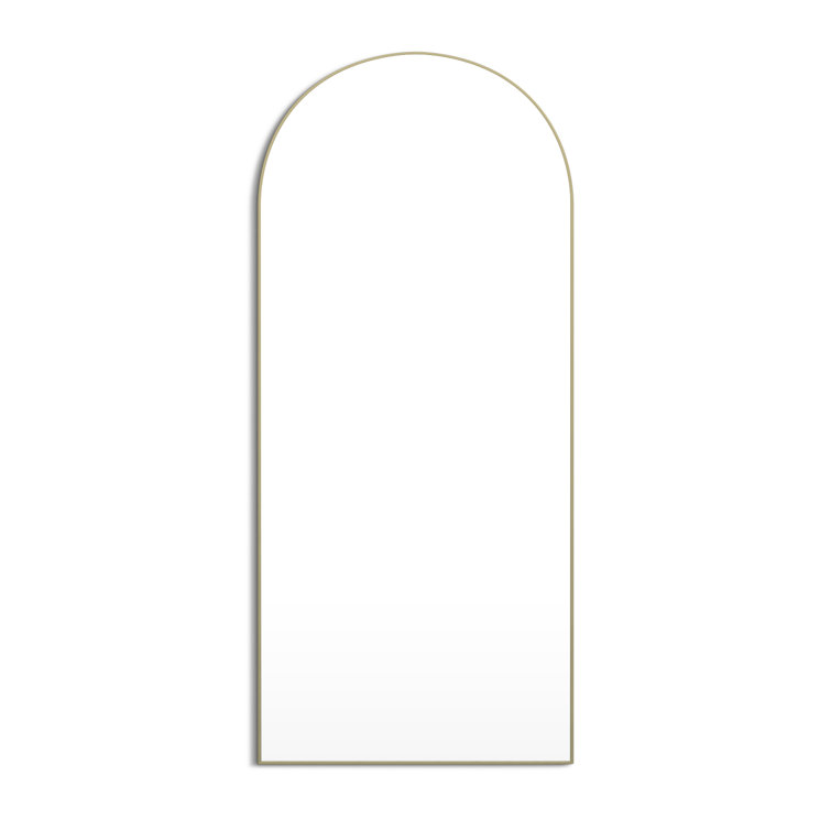 Elegant Kira 67"x30" Full-Length Bronze Wood Leaner Mirror