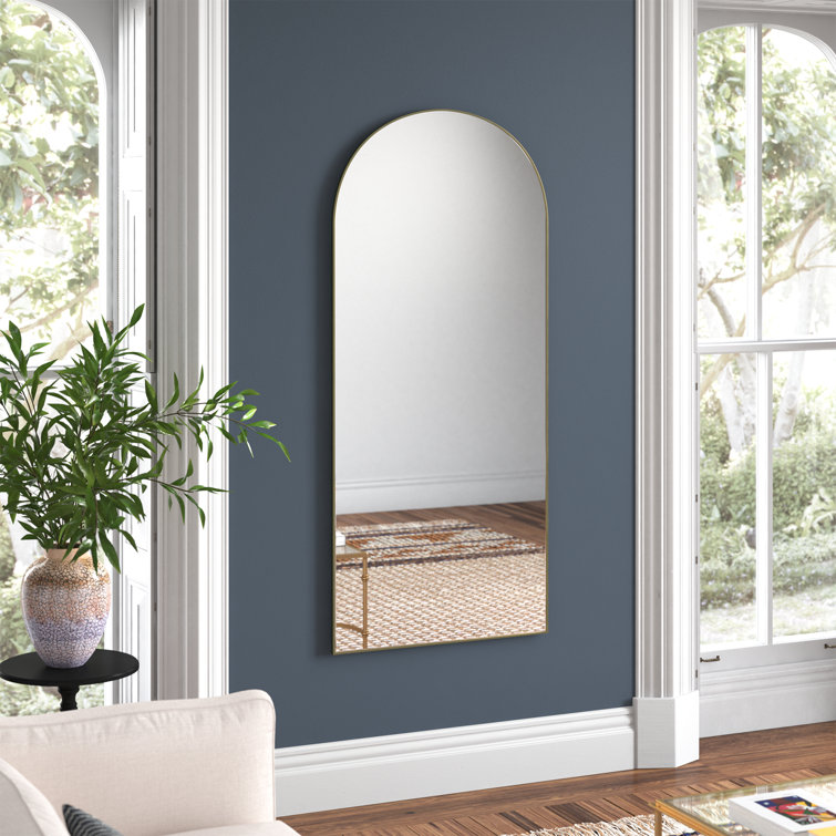 Elegant Kira 67"x30" Full-Length Bronze Wood Leaner Mirror