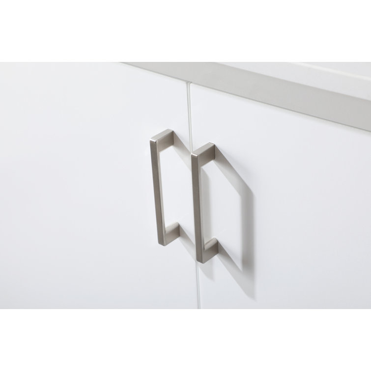 Hayes 36'' White Freestanding Bathroom Vanity with Engineered Marble Top