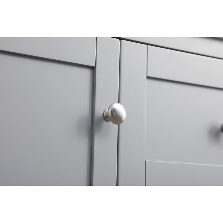 Heath 54'' Gray Double Vanity with Engineered Marble Top