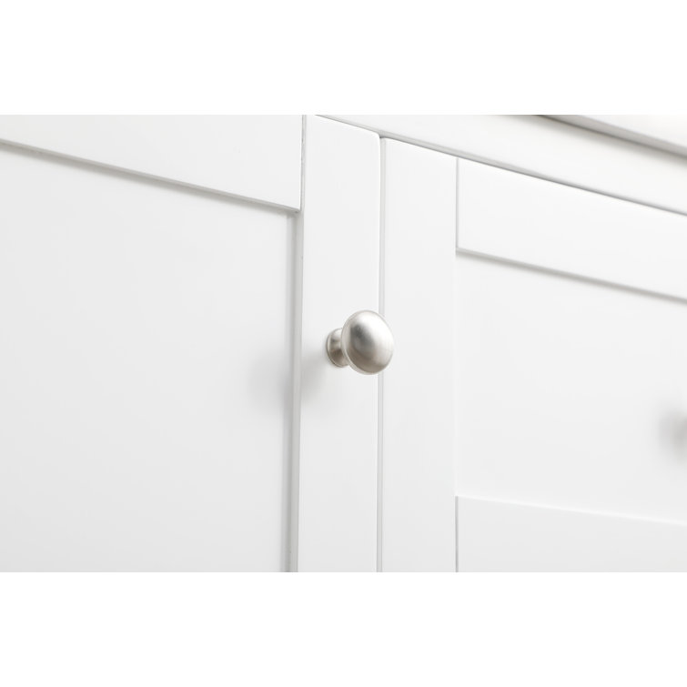 Heath 60'' White Freestanding Double Vanity with Marble Top