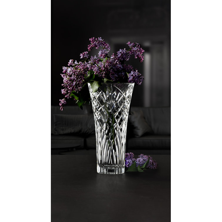 Elegance Tuscany 12" Lead-Free Crystal Cylinder Table Vase