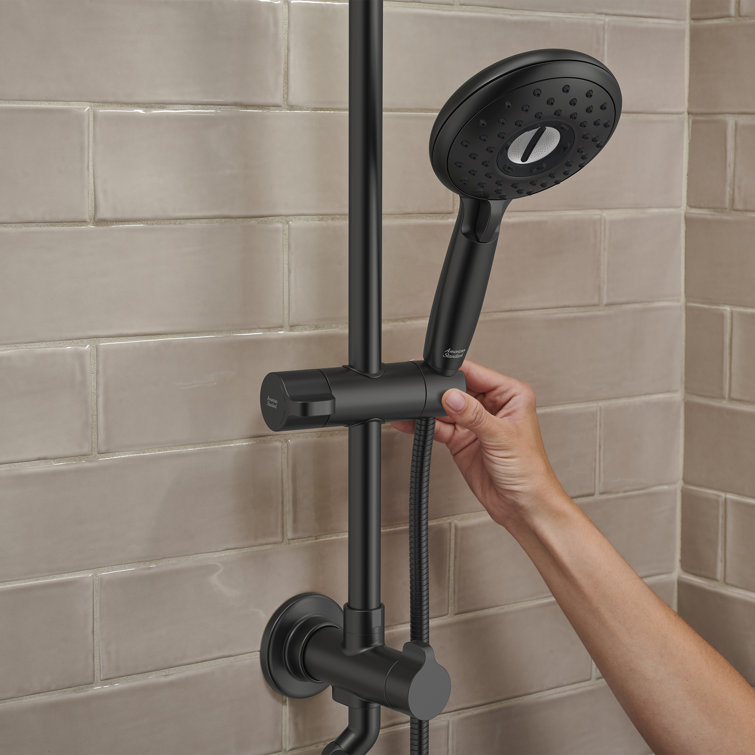 Matte Black Adjustable Multi-Head Rain Shower System