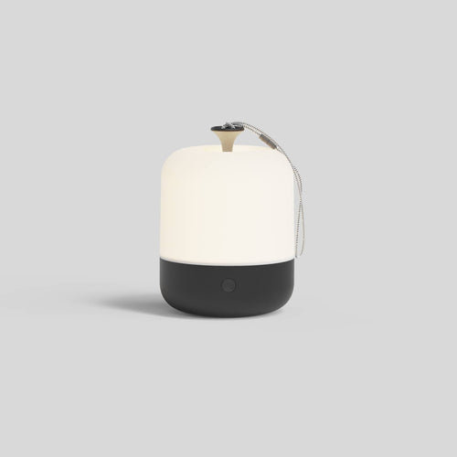 Acorn Black Portable LED Lantern with Dimmable Light