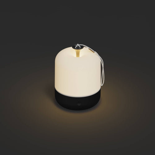 Acorn Black Portable LED Lantern with Dimmable Light