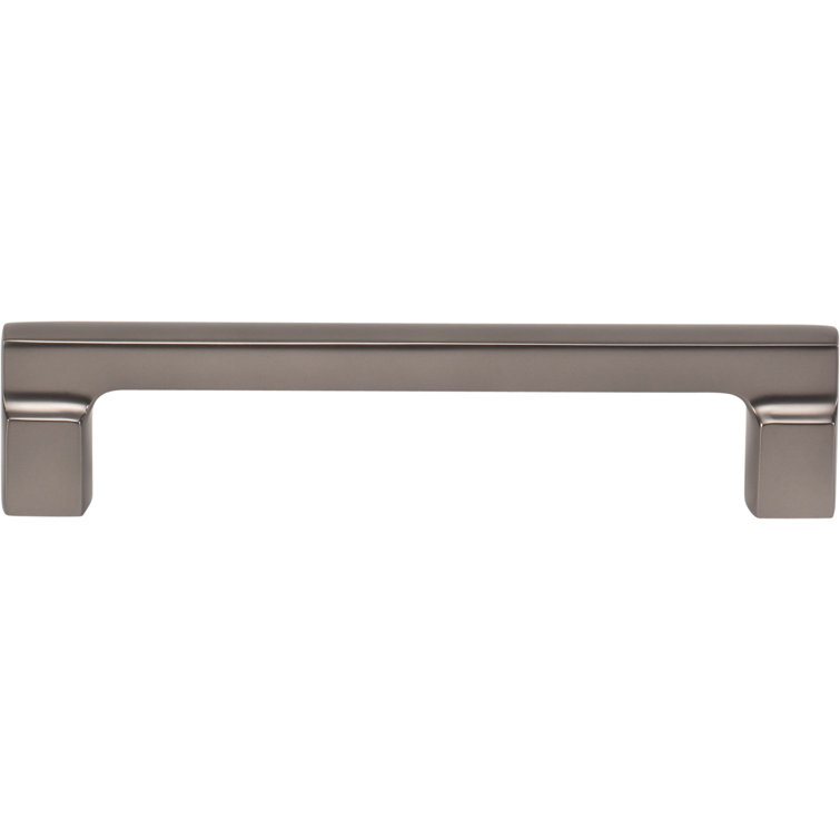 Slate Finish 5 1/16" Modern Bar Cabinet Pull