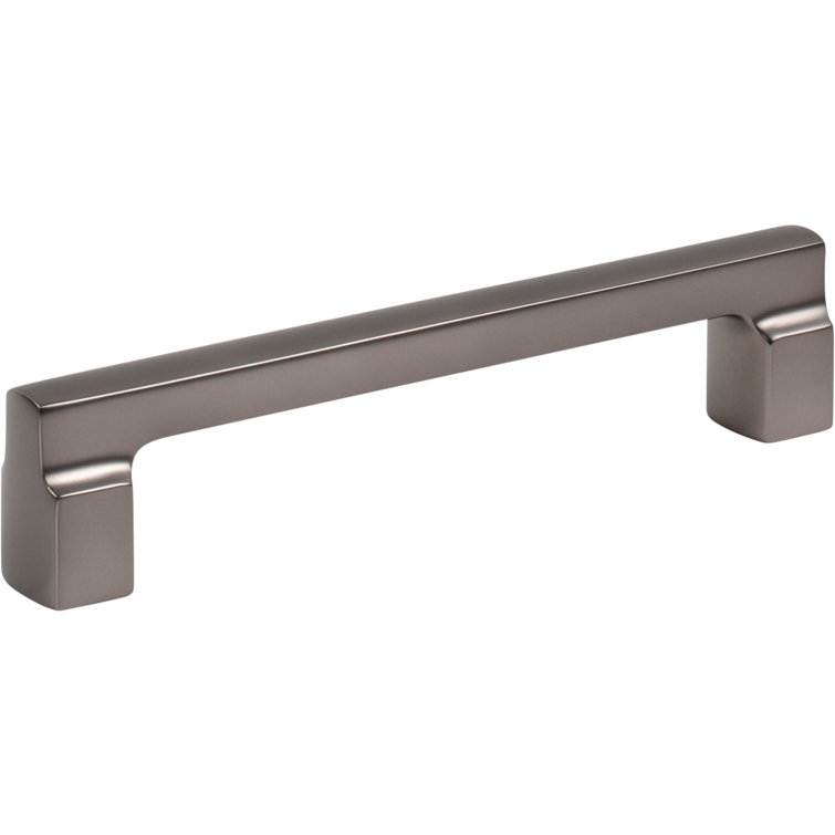 Slate Finish 5 1/16" Modern Bar Cabinet Pull