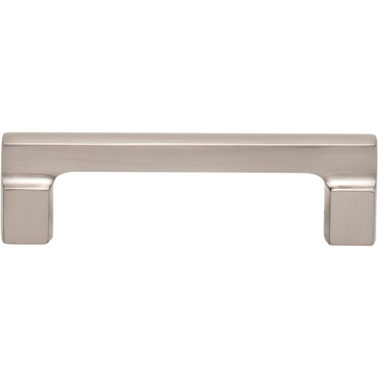Brushed Nickel 3 3/4" Modern Cabinet Bar Pull