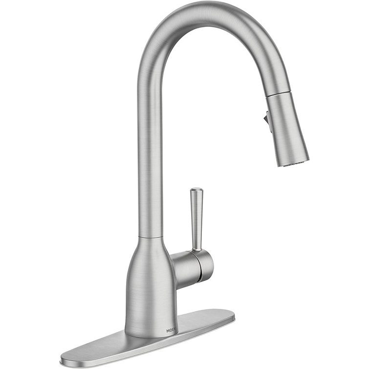Adler Stainless Steel Pull-Down Kitchen Faucet with Spray