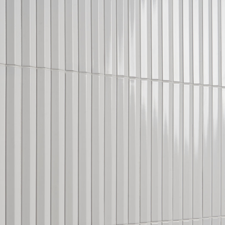 Apex 5" x 16" Ivory Polished Porcelain Wall Tile