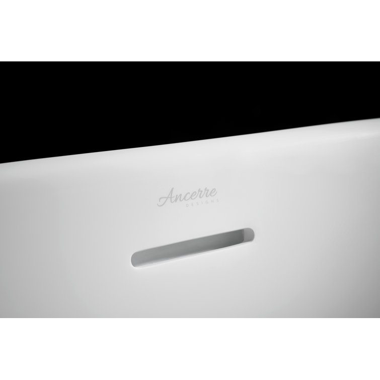 Heritage 70.9'' Matte White Acrylic Freestanding Bathtub