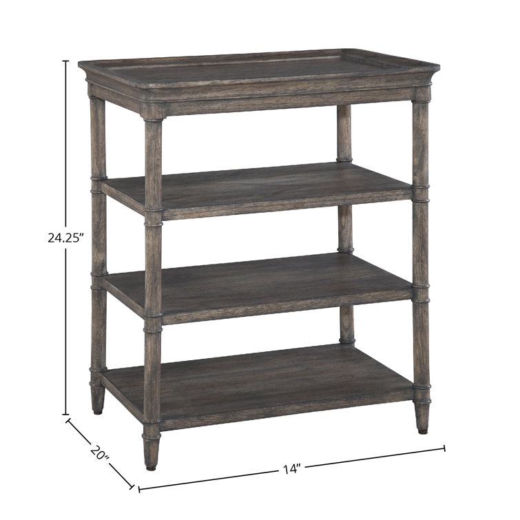 Lincoln Park Traditional Gray-Brown Wood Trunk Table