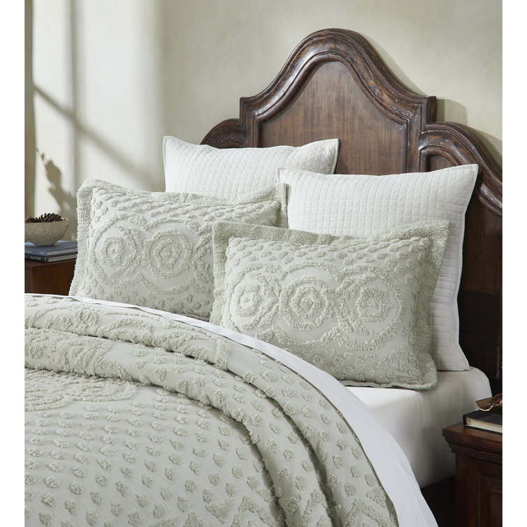 Sage Serenity 100% Cotton Full Bedspread Set