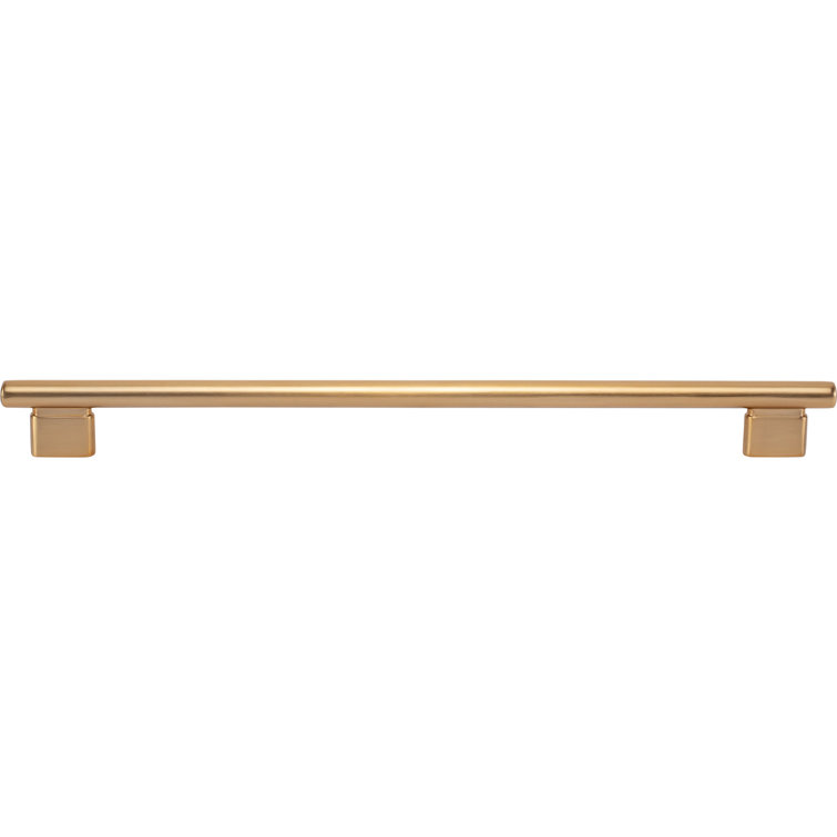 Warm Brass 12" Bar Pull with Mounting Hardware