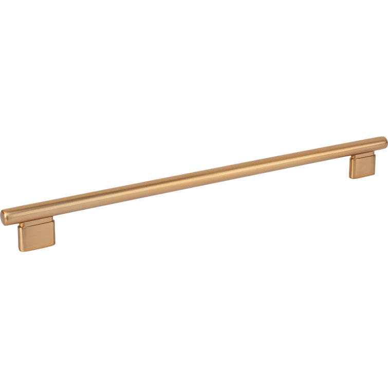 Warm Brass 12" Bar Pull with Mounting Hardware