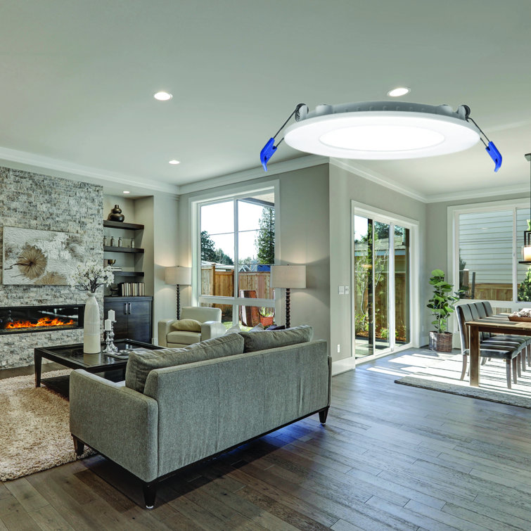 4'' Slim Dimmable LED Recessed Lighting Kit with Adjustable Color Temperature