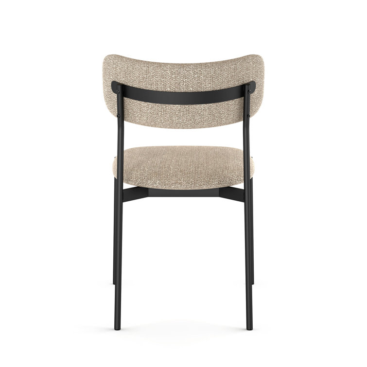 Mindy 5-Piece Brown Laminate Dining Set with Black Frame