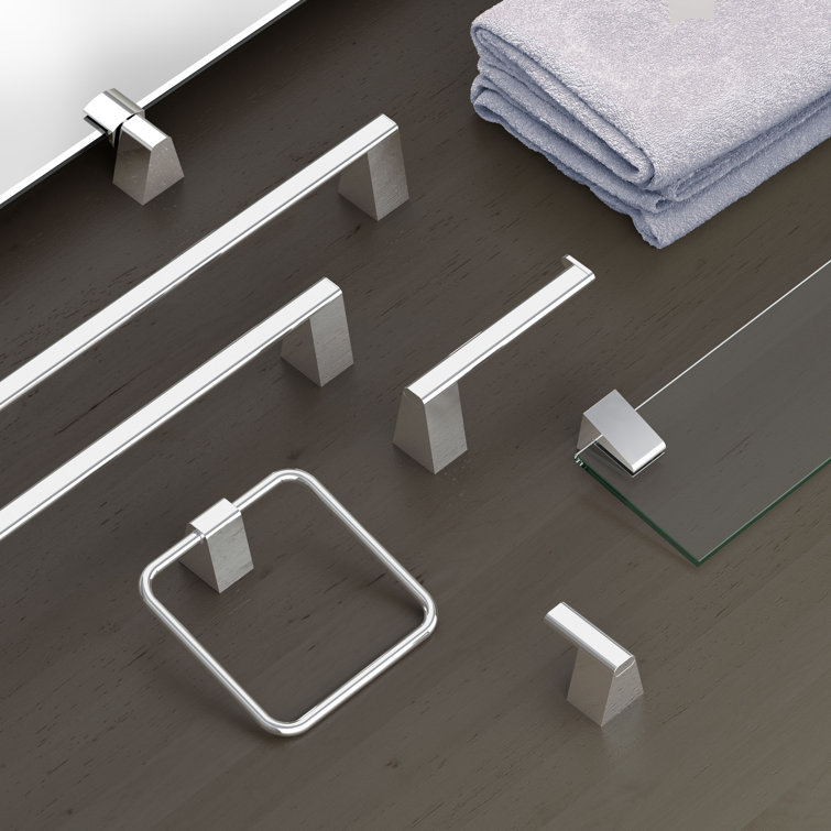 Chrome Wall Mount A-Line Robe and Towel Hook