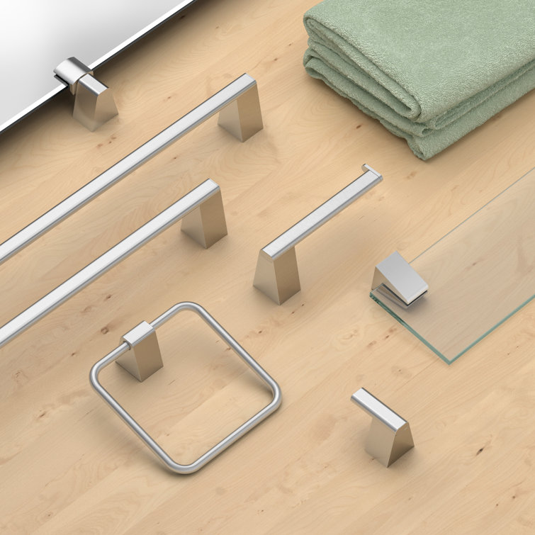 Satin Nickel Euro Style Wall Mounted Toilet Paper Holder