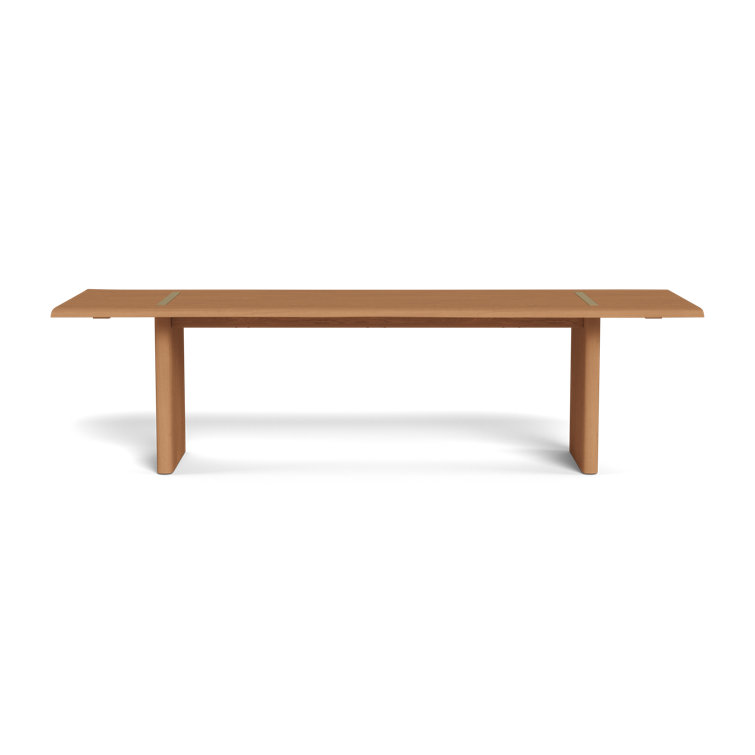 Martyn Lawrence Bullard Teak Natural Solid Wood Rectangular Dining Table