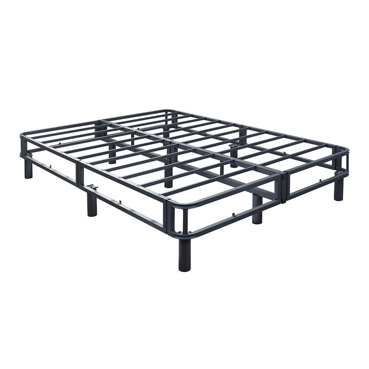 Cal King Upholstered Metal Platform Bed Frame