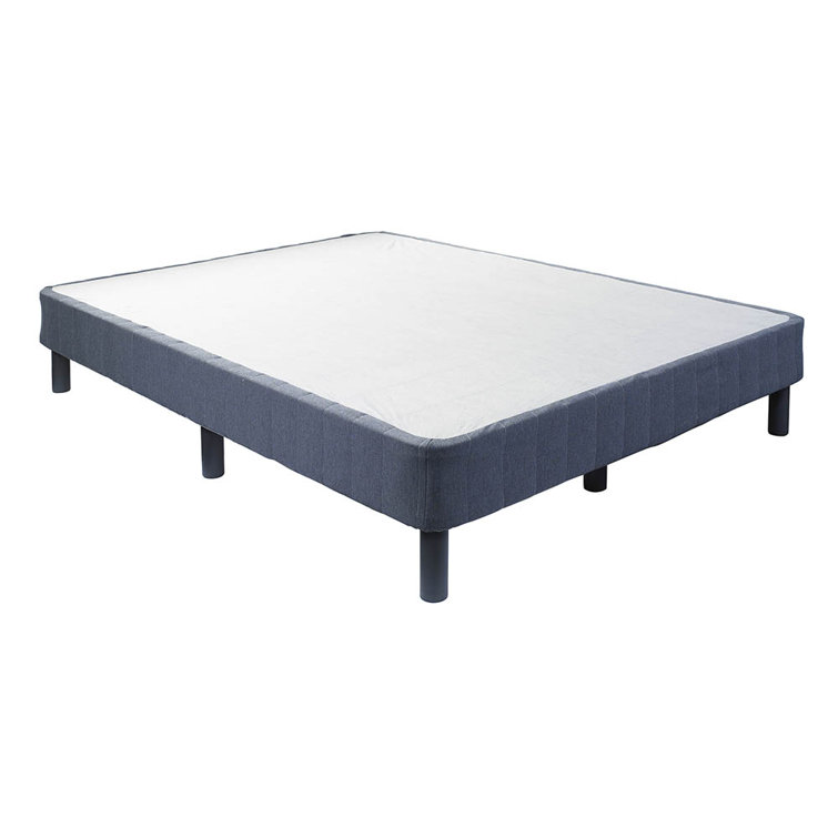 Cal King Upholstered Metal Platform Bed Frame