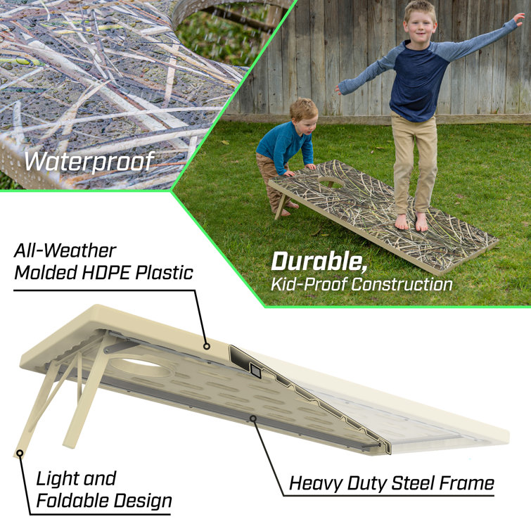 Reed Camo All-Weather Cornhole Game Set with Bean Bags