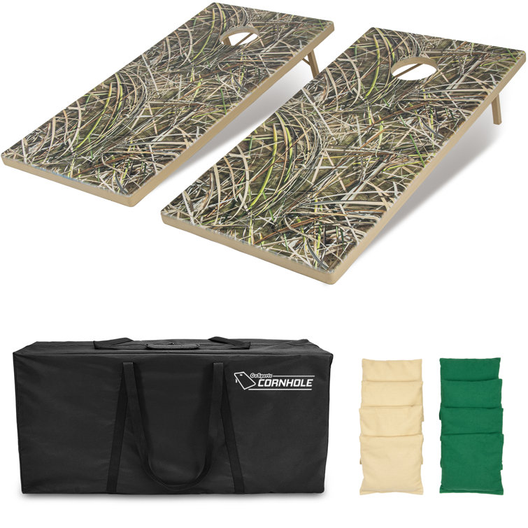 Reed Camo All-Weather Cornhole Game Set with Bean Bags