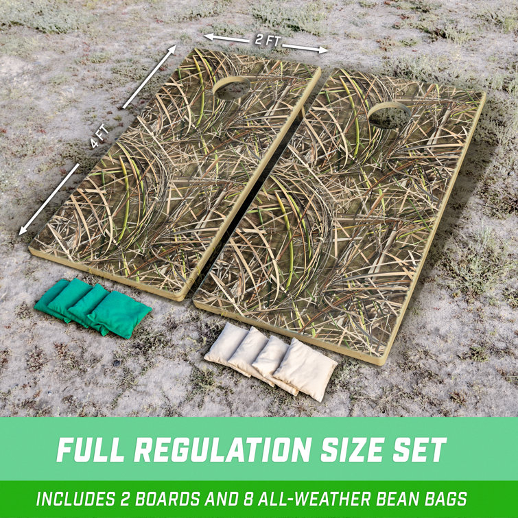 Reed Camo All-Weather Cornhole Game Set with Bean Bags