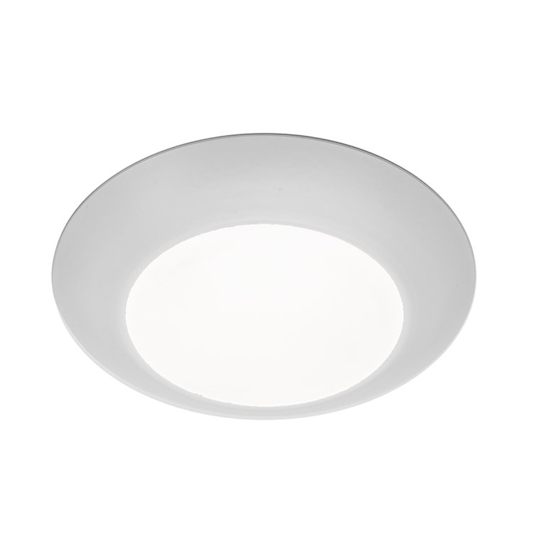 Brushed Nickel 5.9" LED Flush Mount with Acrylic Diffuser