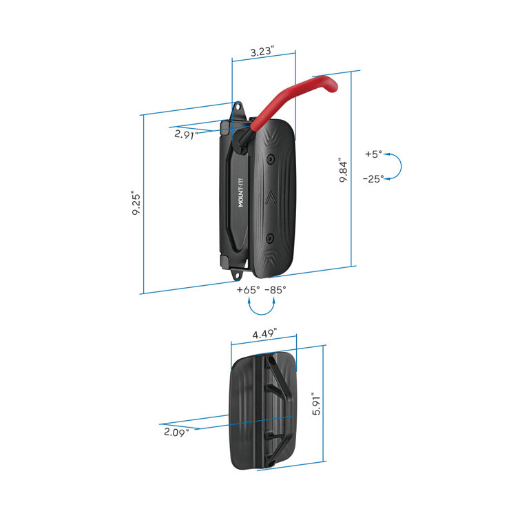 WheelsUp Wall Mounted Bike Rack