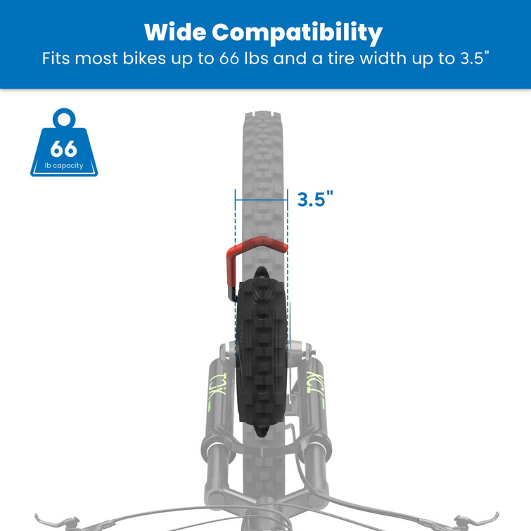 WheelsUp Wall Mounted Bike Rack